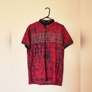 Vintage Red Polo t-shirt (New) Size Medium